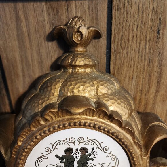 Vintage Burwood Product Co "NEW HAVEN" 597 Wall Clock - Picture 4 of 10